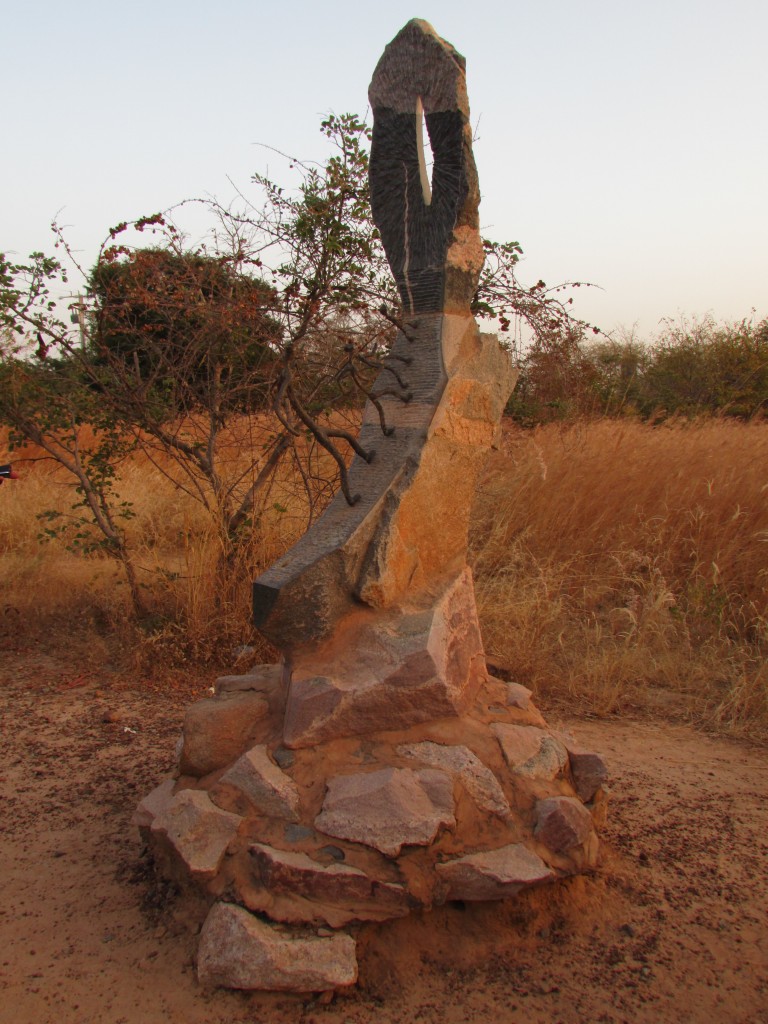 Sculpture in Loango site
