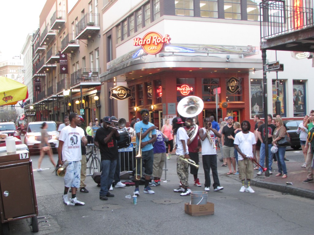 Brass band in Bourbon Street - Photo courtesy of Elina Djebbari