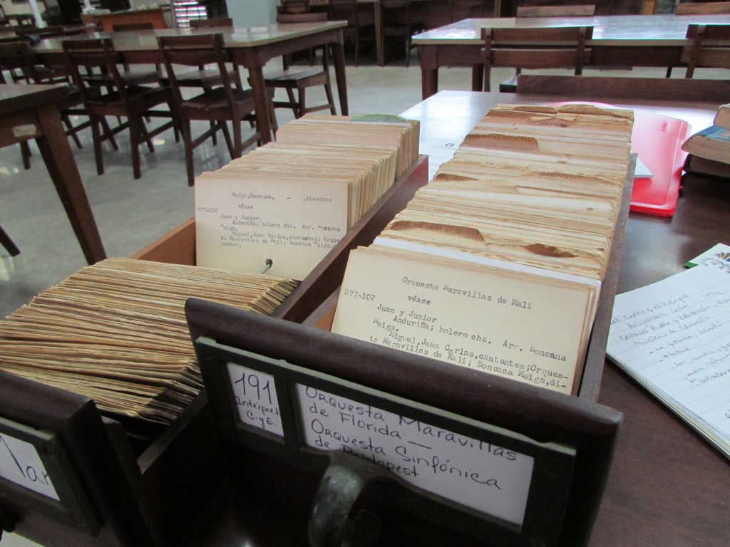 Photo 2 - Archives search at Biblioteca Nacional