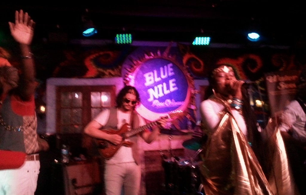 At Blue Nile on Frenchman Street - Photo courtesy of Elina Djebbari