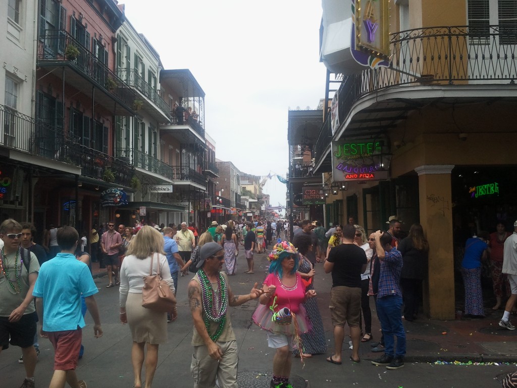 A usual Sunday for New Orleans, warming up for the Second Line - Photo courtesy of Elina Djebbari