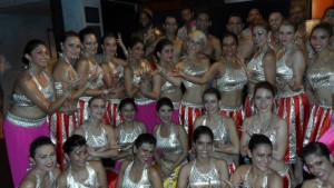 backstage after the Bollywood Bootcamp choreography performance at the Berlin Salsa Congress!