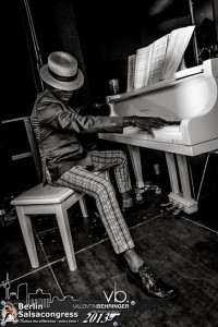 Salsa professional Juan Matos posing at the Berlin Salsa Congress. photo courtesy Valentin Berhringer